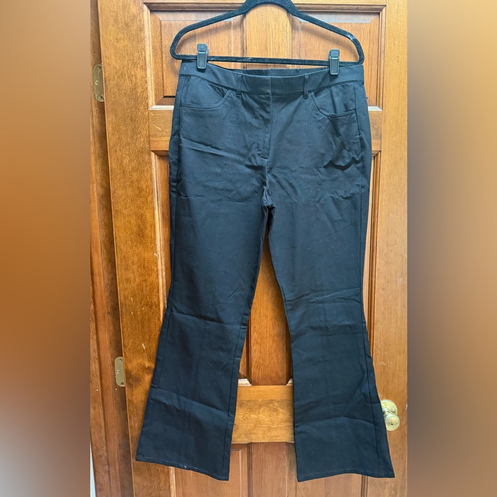 Black Dressy Flared Pants